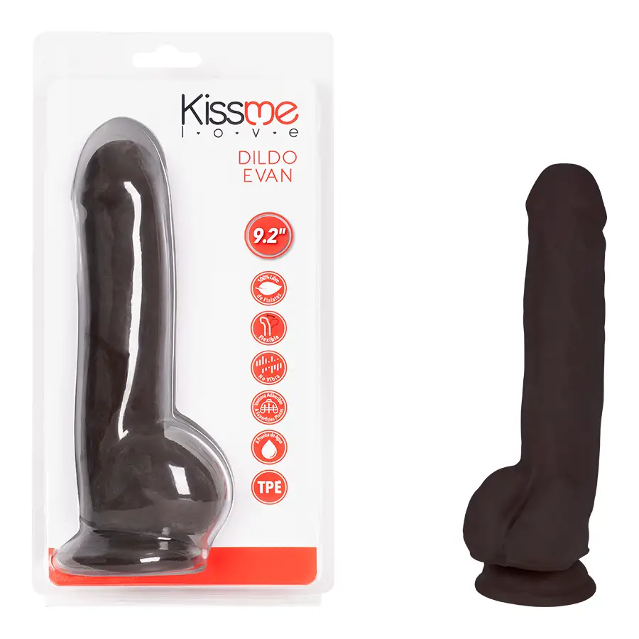Evan Brown Silicona Aparato Inserción Con Ventosa Y Angulo Ajustable by KISSME LOVE